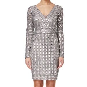 Adrianna Papell Studded Sheath Dress